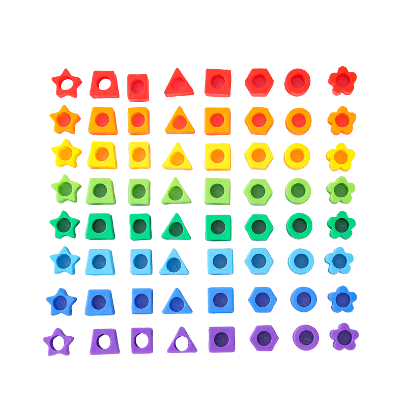 儿童穿珠子蒙氏训练专注力宝宝益智动脑积木幼儿园早教2-3岁玩具