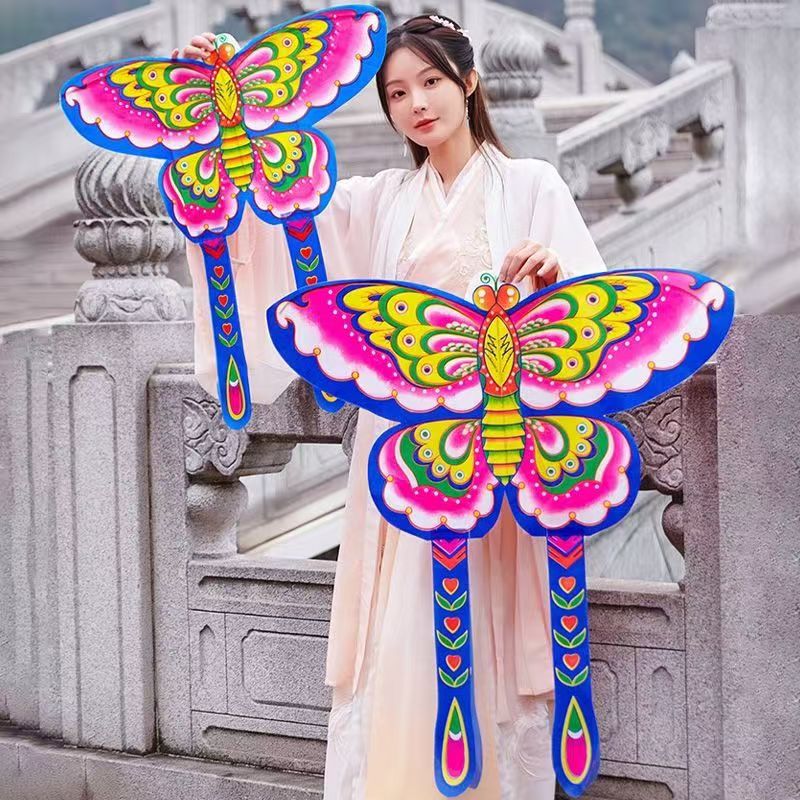 舞蹈蝴蝶风筝六一儿童节道具手工传统拍照潍坊表演学校竹子舞台