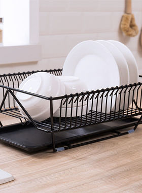宜厨房用单层滴水碗架家用沥水篮餐具篮收纳碗碟架子不锈转角