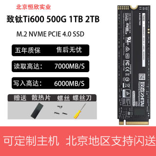 致态Ti600 1T 2TB 4T固态硬盘PCIE4.0 长江存储致态NVME M.2 SSD