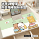 皮革鼠标垫超大号一二布布PU可爱卡通防水办公桌垫学生书桌写字垫