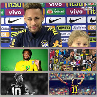 内马尔鼠标垫超大号Neymar世界杯大力神杯书桌垫学生笔记本滑鼠垫