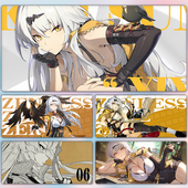 二次元 动漫鼠标垫超大电竞游戏专业滑鼠垫加厚锁边学生书桌键盘垫