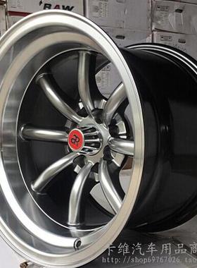 AR标致FIT雨燕捷达普桑AE86负值抛边爆龟13/14/15/16/17寸轮毂铃
