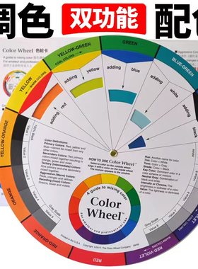 Color Wheel进口色轮/调色卡/配色卡 直径14厘米战锤高达人像配色