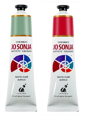 夜之工坊 表1JS 单支 A-J号色JO SONJA‘S丙烯颜料分装15ML尖嘴瓶