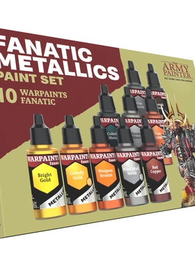 夜之工坊 The Army Painter  Warpaints Fanatic: Metallics Set
