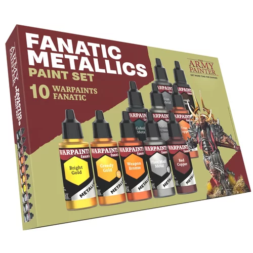 夜之工坊 The Army Painter  Warpaints Fanatic: Metallics Set
