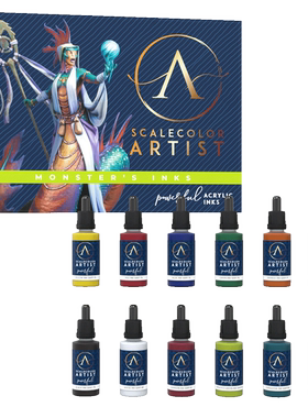 Scale75 Artist 12色SSAR-027 MONSTER'S 艺术家牙膏 ink墨水套装