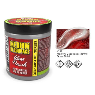 GreenStuffWorld Medium Decoupage - 亮光/缎光/哑光