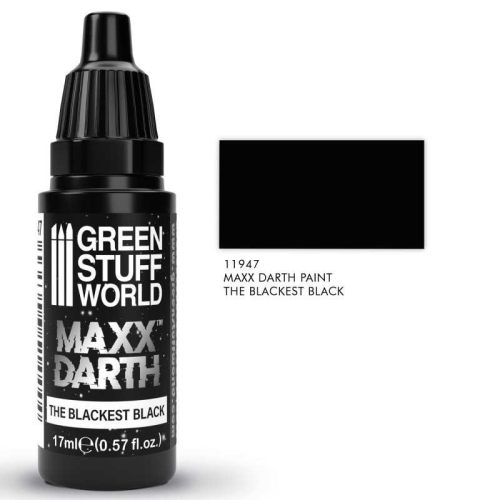 GreenStuffWorld Maxx Darth 超黑涂料 水性笔/喷涂战锤人像兵人