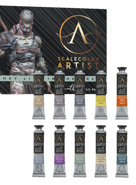 Scale75 Artist 12色SSAR-023 SKIN GREY艺术家牙膏灰色/肤色套装