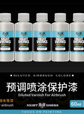 夜店漆NightWorks NPV 预调喷涂保护漆 消光/柔光/光泽/半光/极消