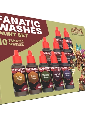 夜之工坊The Army Painter Warpaints Fanatic: Washes Paint Set