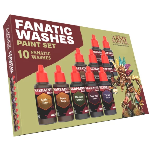 夜之工坊The Army Painter Warpaints Fanatic: Washes Paint Set