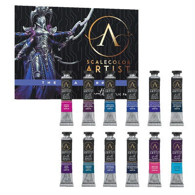 Scale75 Artist 12色SSAR-025THE SEAPURPLE艺术家牙膏蓝紫色套装