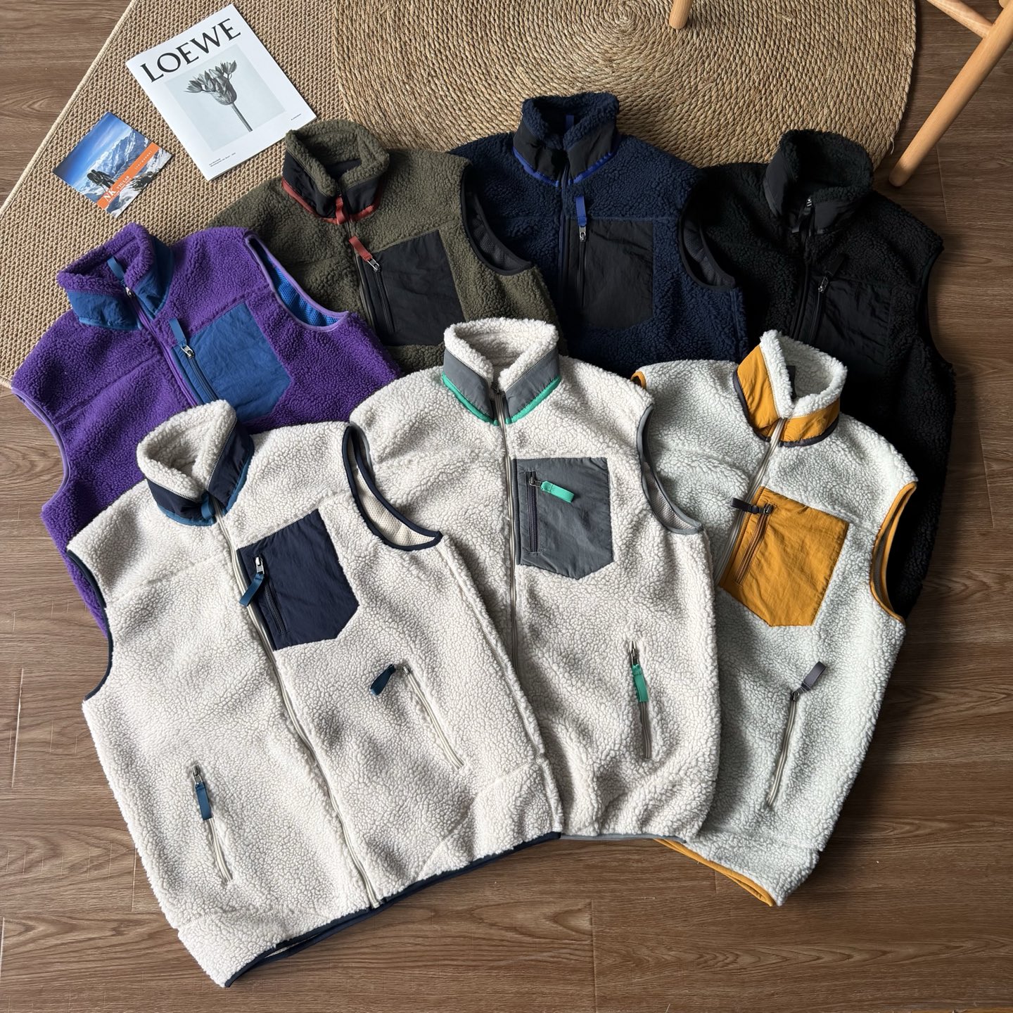 经典抓绒马甲羊羔绒立领马甲背心