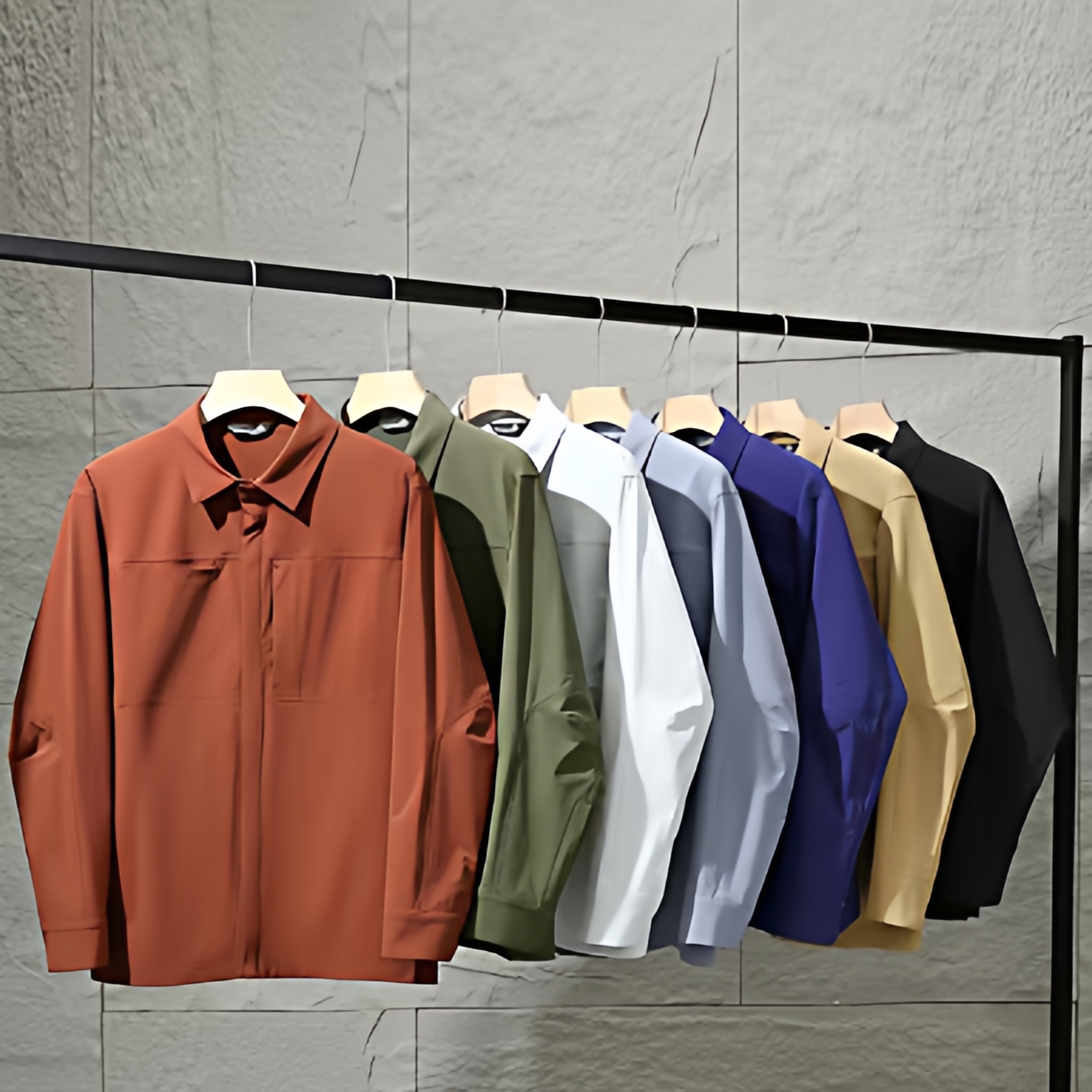 防风宽松翻领机能户外101-200元