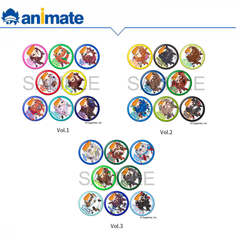 【现货】赛马娘 Q版徽章盒蛋 animate正版授权官方周边