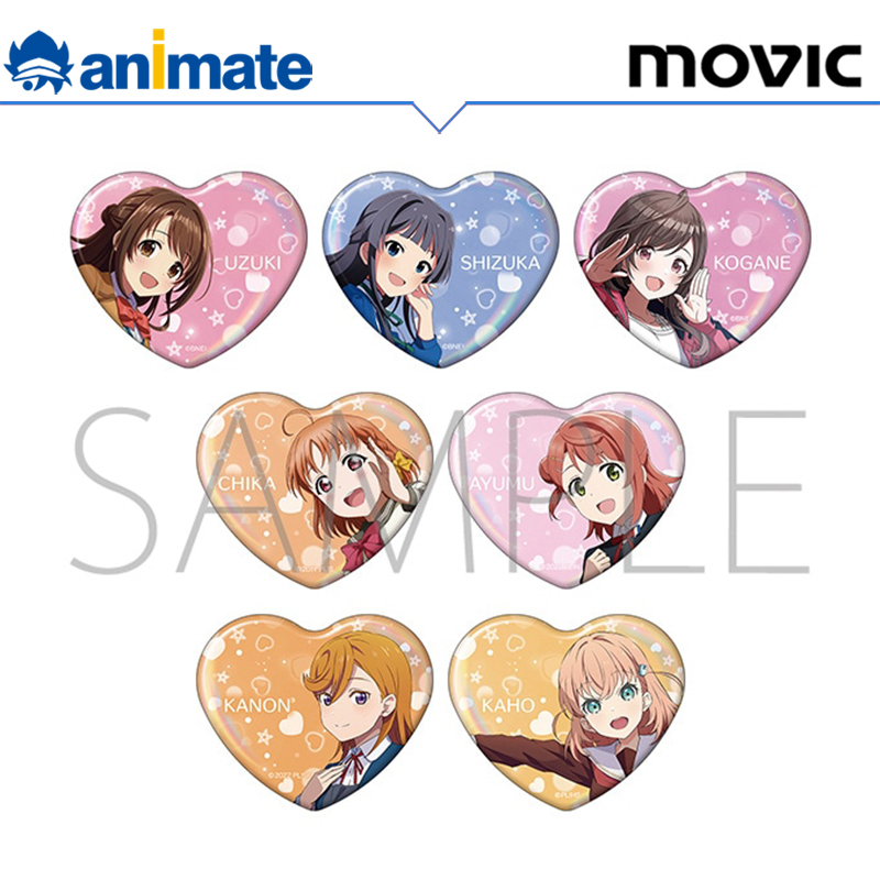 【MOVIC】【现货】偶像大师 异次元FES 心形徽章 animate正版授权