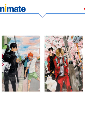 【SHONEN JUMP SHOP】【现货】排球少年  彩图文件夹 animate
