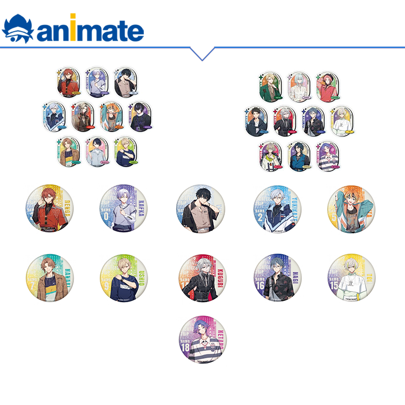 【现货】18TRIP 集换式亚克力徽章盒蛋 大镭射徽章 animate正版