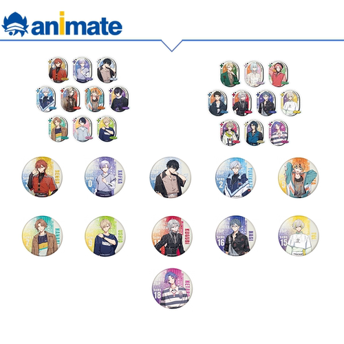 【现货】18TRIP 集换式亚克力徽章盒蛋 大镭射徽章 animate正版