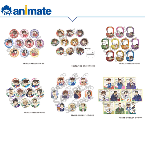 【现货】名侦探柯南 徽章发夹挂件扣环色纸 animate正版授权周边