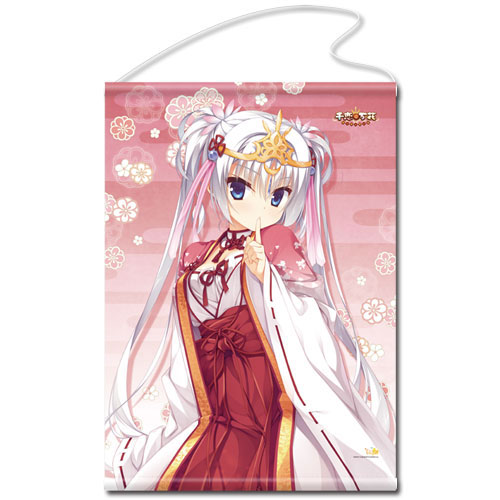 【现货】柚子社 千恋＊万花 围剿之魂 菰绵遥华黑白双翼挂画周边