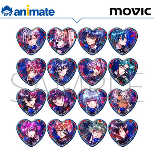 恶魔执事与黑猫心形徽章