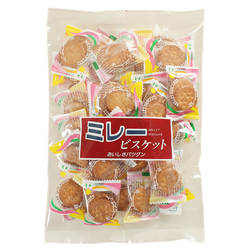 日本进口零食品平野美乐园小圆饼160g/500g 名古屋咸味薄脆南乳饼