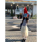 温柔风不规则设计垂感中长裙 新款 荒荒家 蛋糕网纱半身裙2026春季