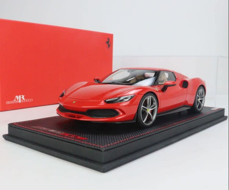 【现货】mr 1:18 法拉利 ferrari 296 gtb 法拉利红 树脂车模型