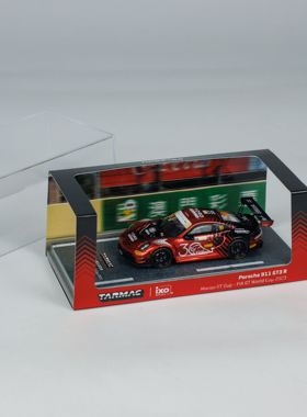 HEC 北京展会版 TW 1:64 保时捷911 GT3 R 澳门GT杯 合金车模型