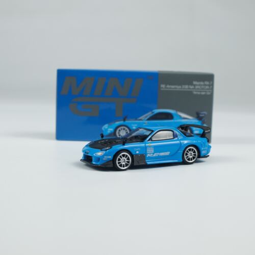 MINIGT64马自达RX-7合金车模型