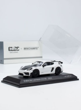 【现货】MINICHAMPS 1:64 保時捷 Cayman GT4 RS 仿真 合金车模型