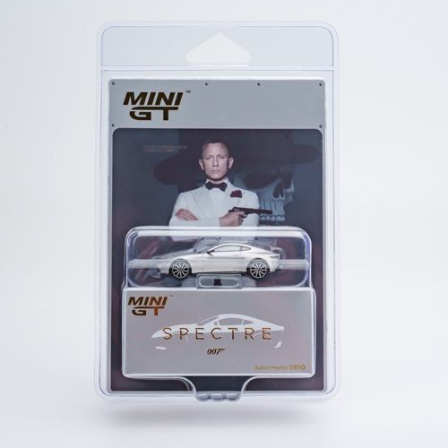 MINIGT 1:64 阿斯顿·马丁 DB10 英文版 007系列 合金车模型