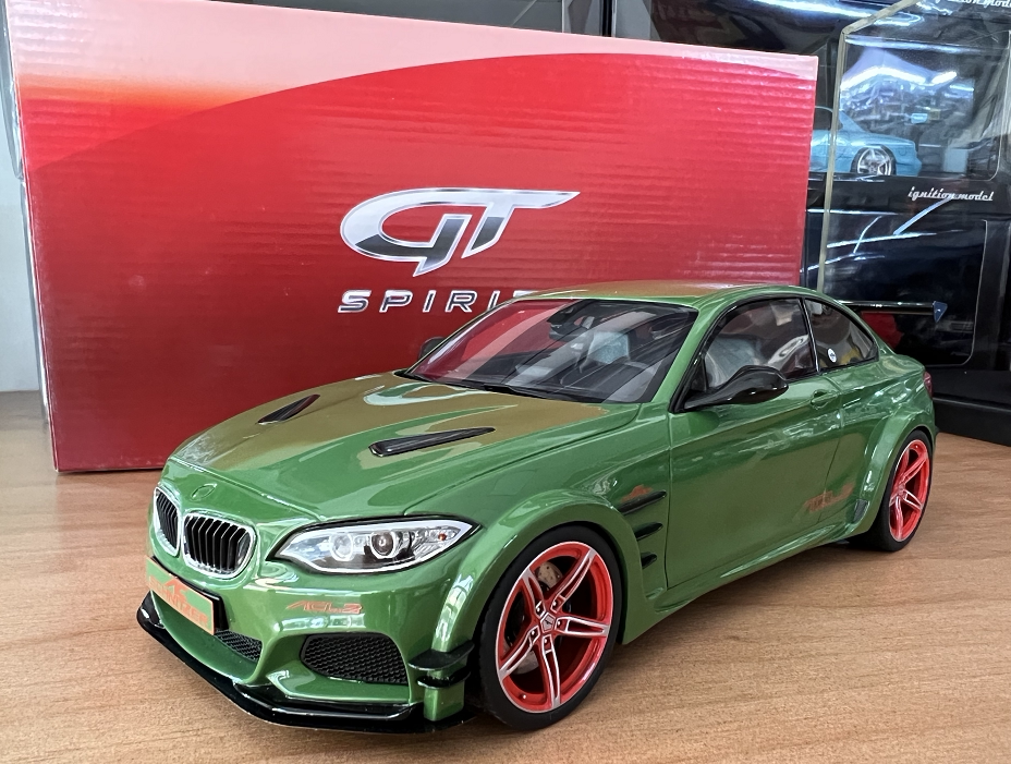 【现货】gt spirit 1:18 宝马 m235i ac schnitzer acl2 树脂车模