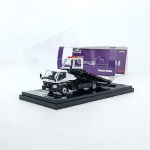 Unique Model 1:64 日野300全落地拖车 警视厅 乐富门 合金车模型