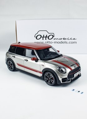 OttO 1:18 宝马 MINI CLUBMAN F54 JCW 英伦绿 2021 树脂车模型