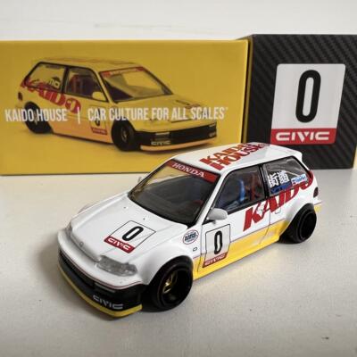 Kaido House+ MINIGT 1:64 本田 思域 CIVIC EF Kanjo 合金车模型