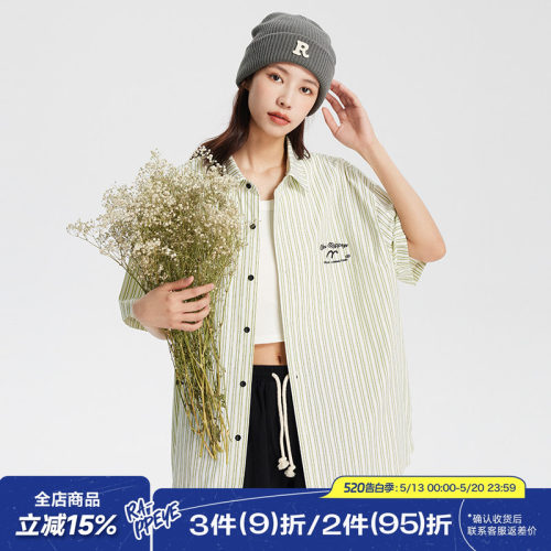 RAPPEYE小清新夏季短袖衬衫
