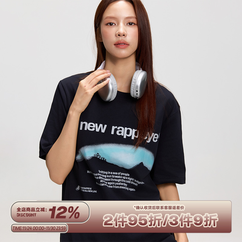 RAPPEYE复古潮牌印花短袖