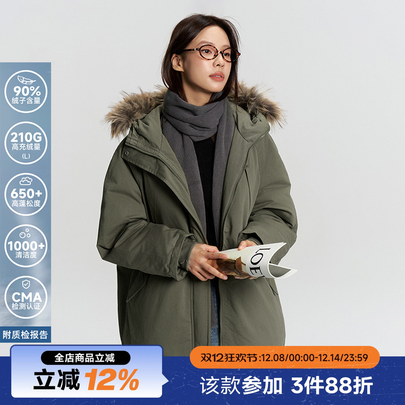 RAPPEYE复古休闲工装羽绒派克服