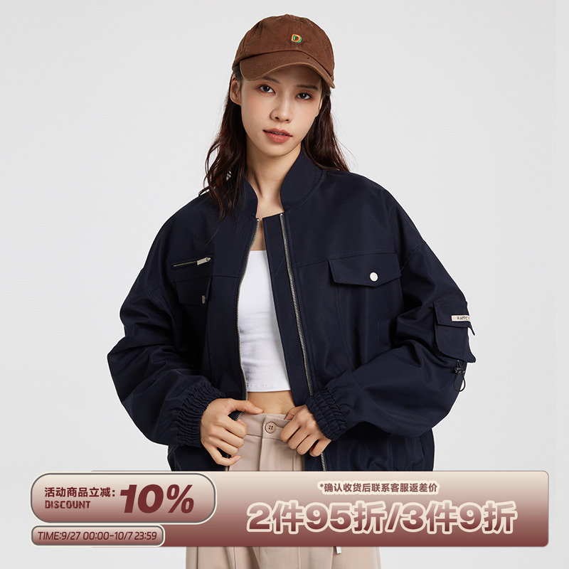 RAPPEYE立领贴袋飞行夹克