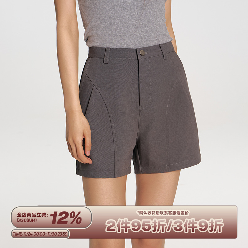 RAPPEYE简约百搭宽松西装短裤女