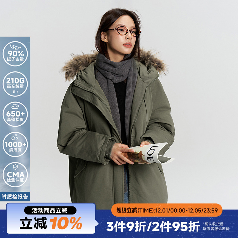 RAPPEYE复古休闲工装羽绒派克服