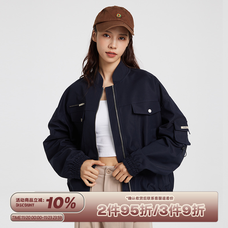 RAPPEYE立领贴袋飞行夹克