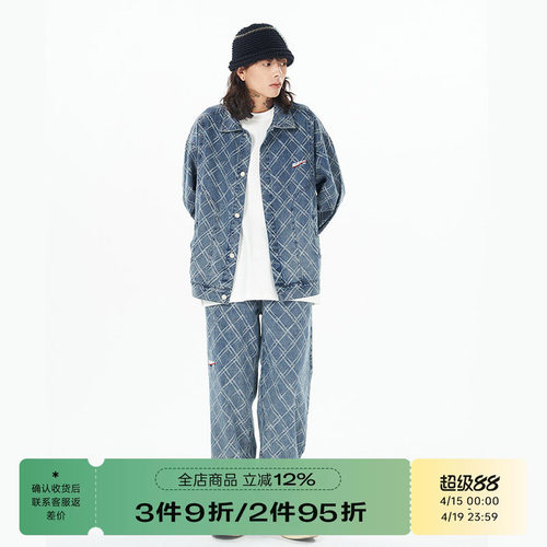 RAPPEYE春秋宽松套装牛仔外套