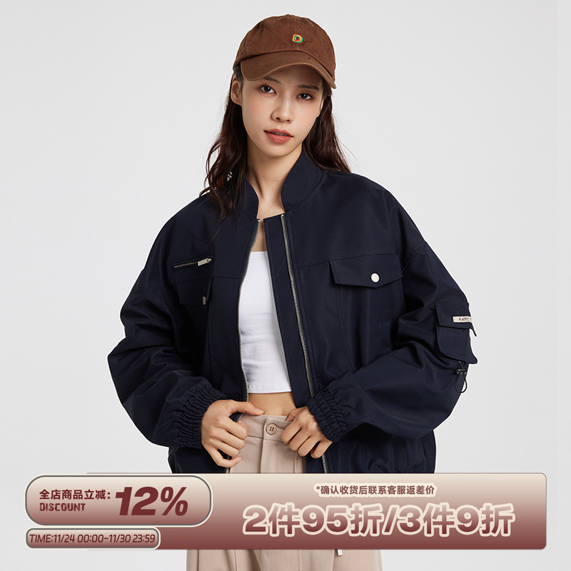 RAPPEYE立领贴袋飞行夹克